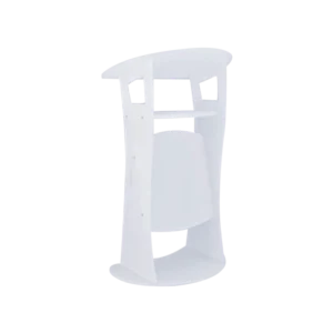 Pupitre design blanc pour prise de parole