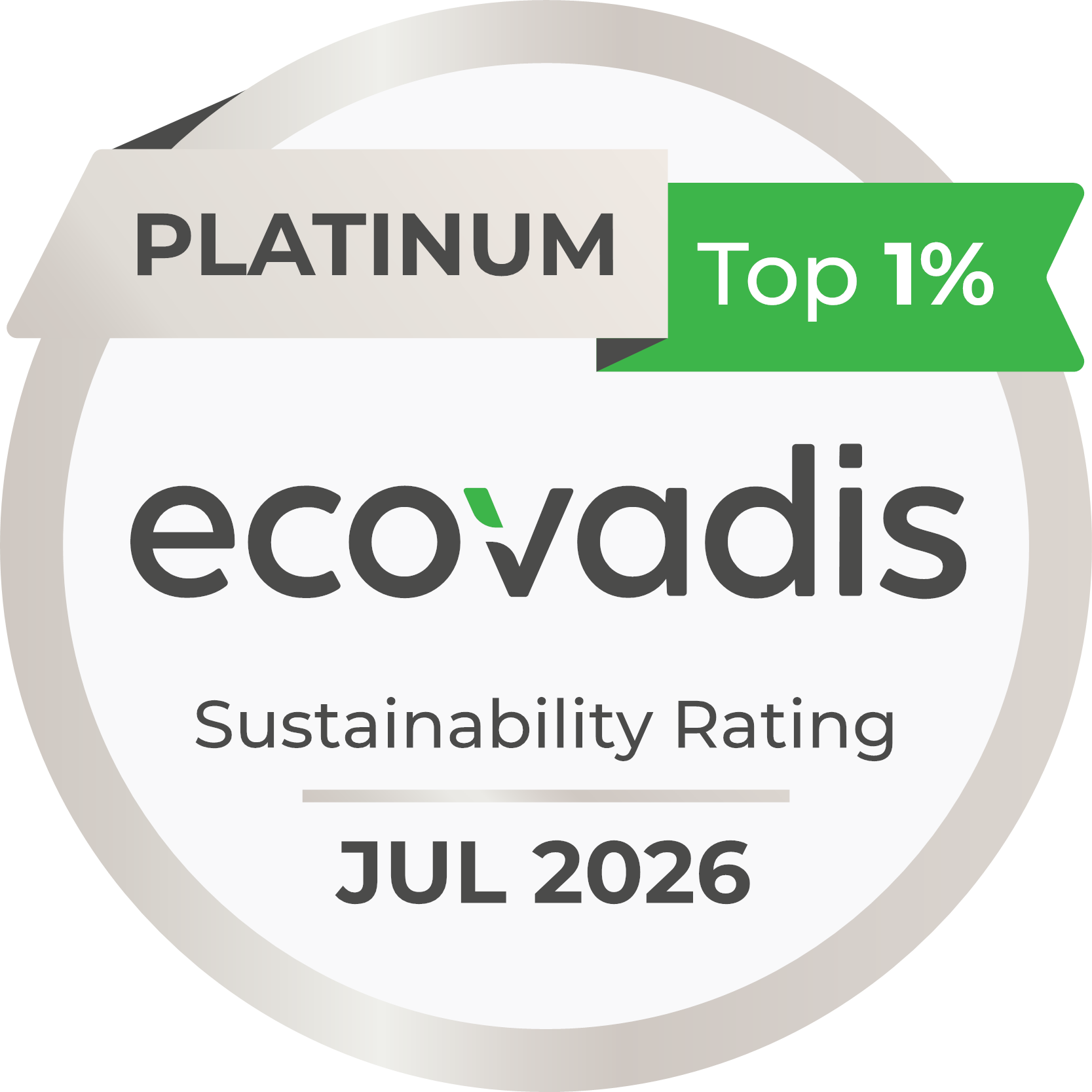 Logo ECOVADIS Platinum - Fréquence 2026